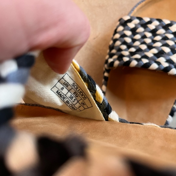 SOLUDOS Woven Jute Pool Slide Sandal - Picture 6 of 9